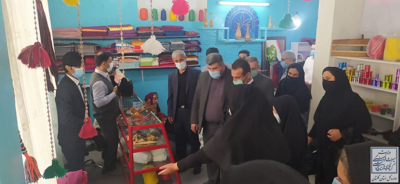 افتتاح خانه ابریشم بافی در شهرستان رامیان
