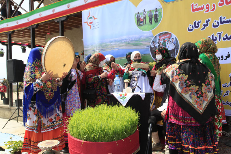 گزارش تصویری از جشن ملی نوروزگاه در روستای محمدآباد شهرستان گرگان
