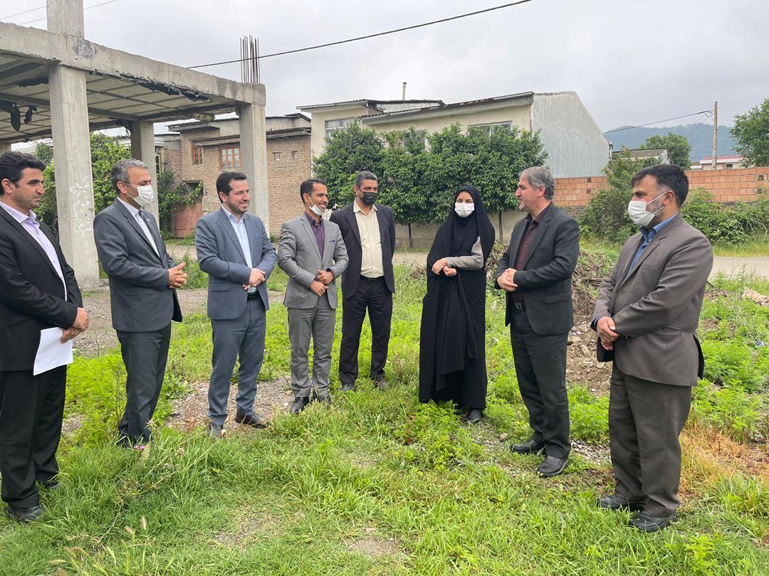 بازدید معاون استاندار گلستان از روند ساخت پروژه بازارچه دائمی صنایع دستی شهرستان کردکوی