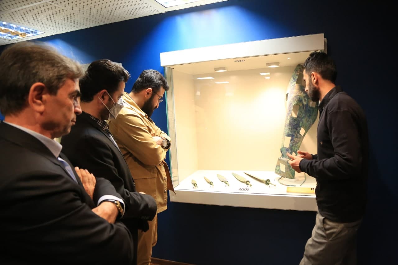 افتتاح نمایشگاه شاهکارهای هنر فلزکاری محوطه تاریخی بازگیر مینودشت در گرگان