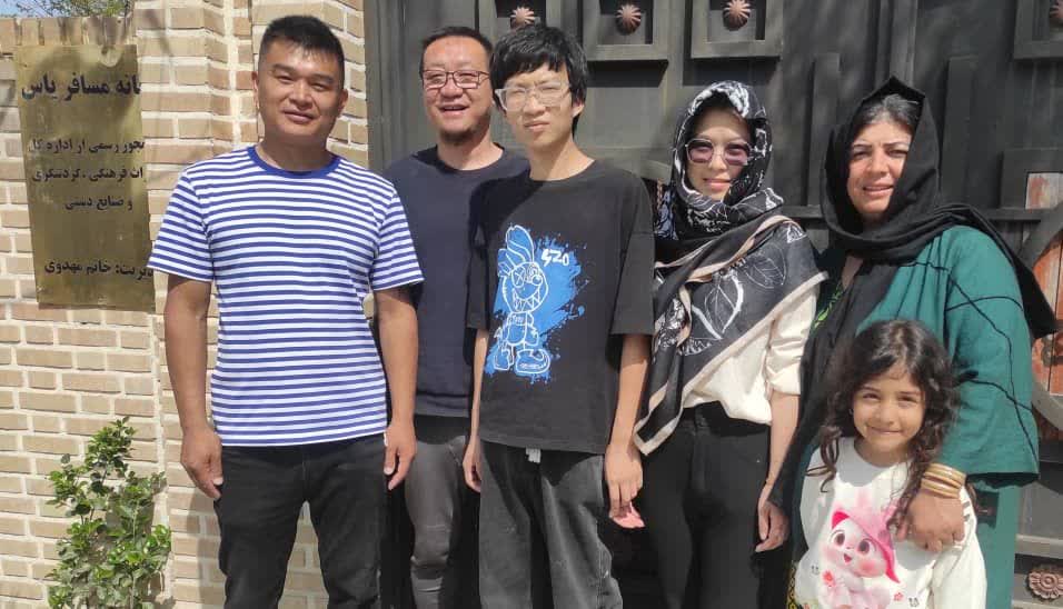 حضور گردشگران چینی در شهرستان کردکوی
