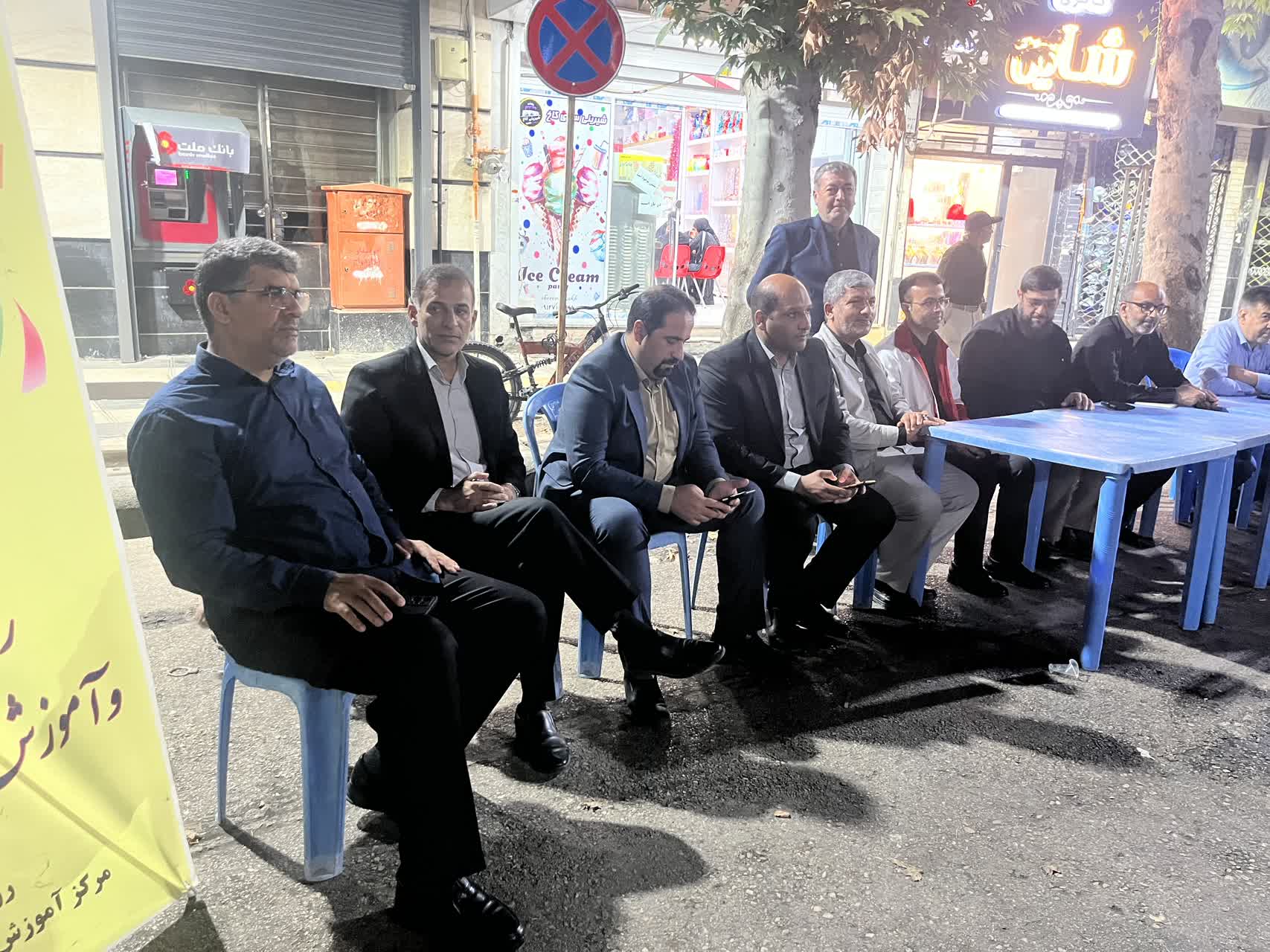برپایی میز خدمت در تجمعات شبانه کلاله با حضور رییس میراث فرهنگی شهرستان کلاله 