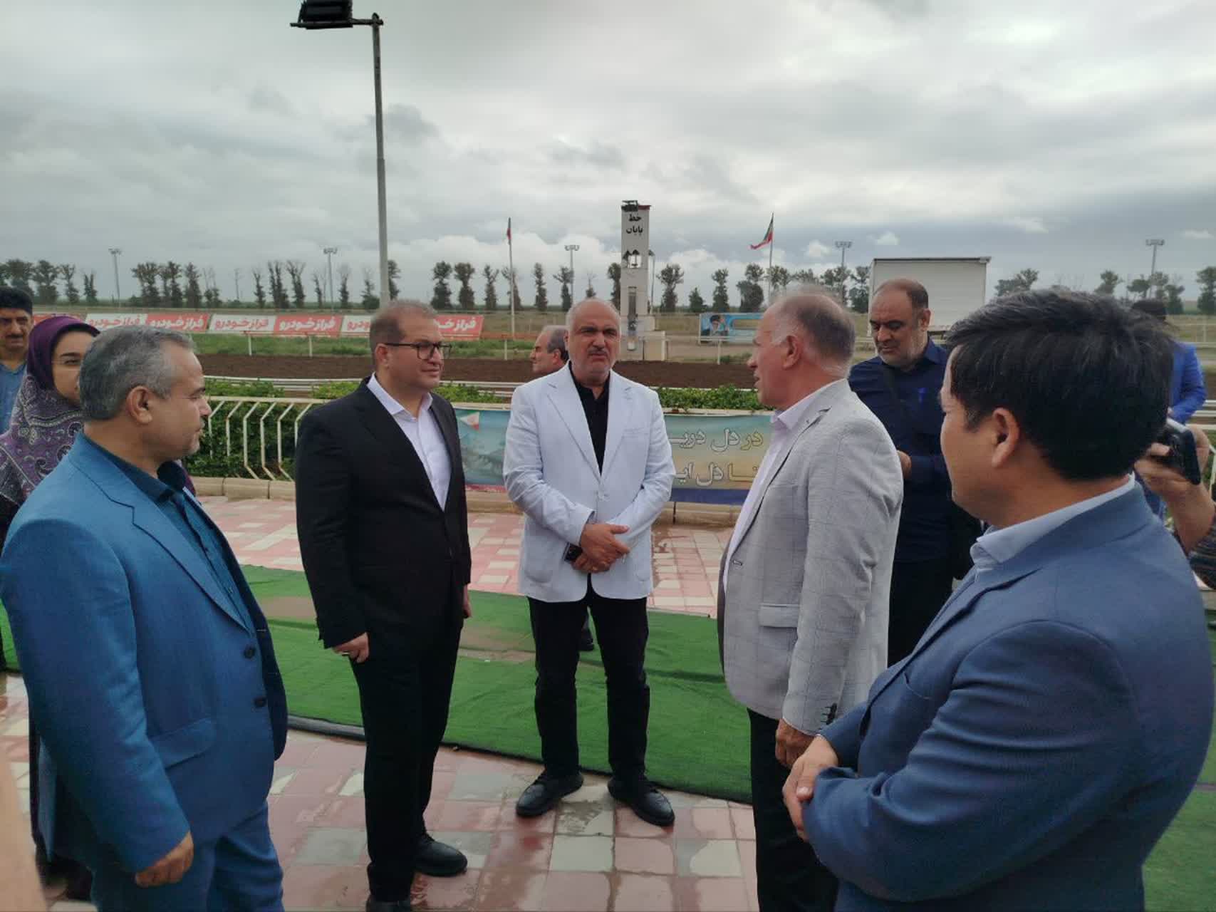 بازدید هیأت وزارت میراث‌فرهنگی از مجموعه سوارکاری گنبدکاووس