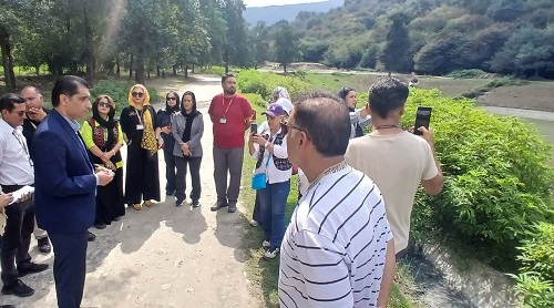بازدید راهنمایان گردشگری استان گلستان و مازندران از جاذبه های گردشگری شهرستان بندرگز